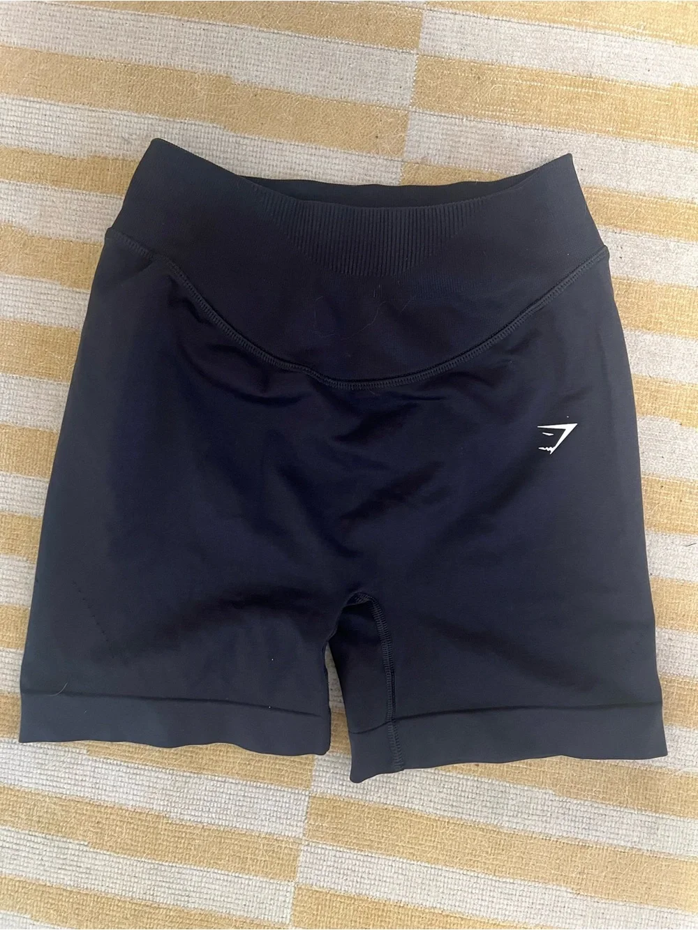 Gymshark Black High-Waist Seamless Bike Shorts